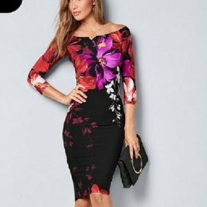 Off the shoulder floral dress